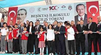 Milli Eğitim Bakanı Tekin, Beşiktaş Jimnastik Kulübü'nün yaptırdığı okulu açtı