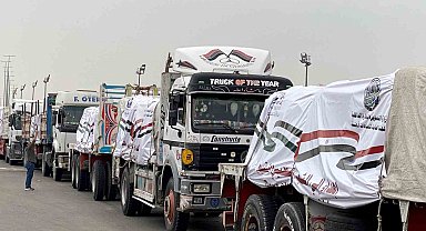 Mısır'dan Gazze'ye giren yardım tırı sayısı 980'e ulaştı