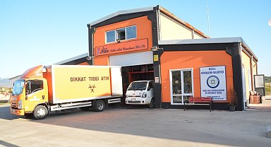 Muğla Büyükşehir Belediyesi, 7 bin 900 ton tıbbi atığı evsel atığa dönüştürdü