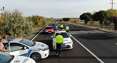 Nevşehir'de drone ile trafik denetimi yapıldı