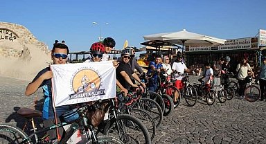 NEVÜ Bisiklet Kulübü Cumhuriyetin 100. Yılı için pedal çevirdi