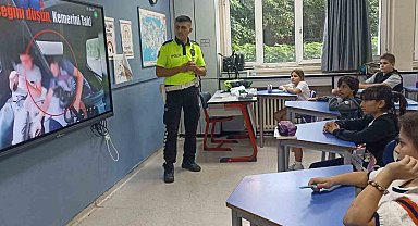 Öğrencilere servis ve toplu taşıma kuralları öğretildi