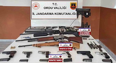 Ordu'da silah ve mühimmat kaçakçılığı operasyonu: 1 tutuklu
