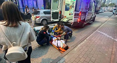 Otomobil ile motosiklet çarpıştı: 2 yaralı