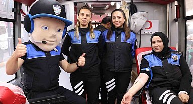 Polisten kan bağışı