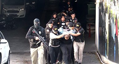 "Comanchero" suç örgütü üyesi 42 şüpheli adliyeye sevk edildi