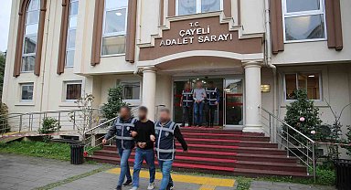 Rize'de hırsızlık yapan 2 yabancı uyruklu kişi tutuklandı