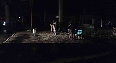 Sağanak elektrik kesintisine neden oldu, Edirne Otogarı karanlığa büründü