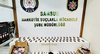 Samsun'da 2 kilo metamfetamin ve 13 bin hap ele geçirildi: 3 gözaltı