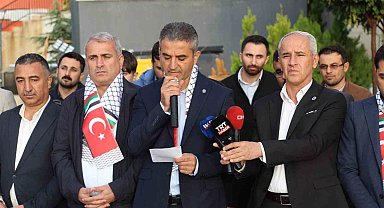 Şırnak'ta "Filistin İnsanlık Nöbeti Çadırı" kuruldu