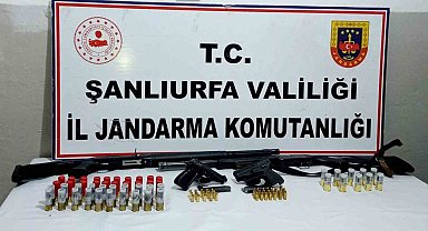 Siverek'te asayiş denetimlerinde 8 adet silah yakalandı