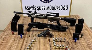 Sosyal medyadan silah paylaşımı yapan şüphelilere operasyon