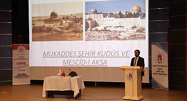 Taşova MYO'da Kudüs'ün önemi konulu konferans düzenlendi