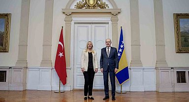 TBMM Başkanı Kurtulmuş, Bosna-Hersek Devlet Başkanlığı Konseyi Üyesi Cvijanovic ile görüştü