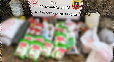 Teröristlere ait yaşam malzemesi ele geçirildi