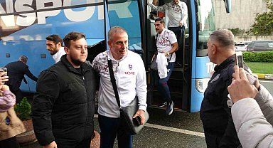 Trabzonspor, Fenerbahçe maçı için İstanbul'a gitti