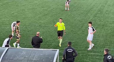 U-16 Ligi müsabakasında hakeme tokat atıldı