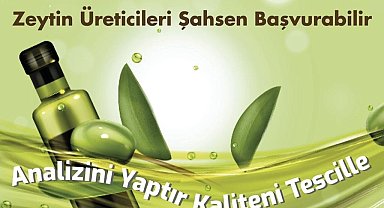 Ücretsiz zeytinyağı analizi başvuruları başladı