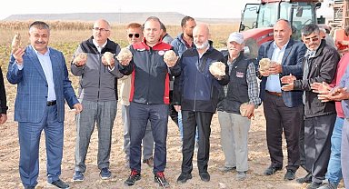 Yapılan yatırımlarla Kocasinanlı çiftçilerin hasatta yüzü gülüyor