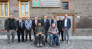 Yırtar'dan gazilere ziyaret