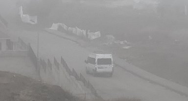 Yüksekova'da yoğun sis