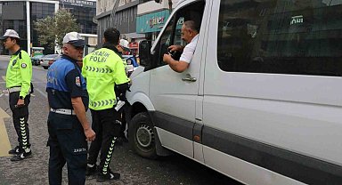 Zabıtadan okul servislerine yönelik denetim