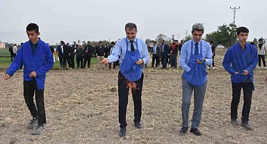 Ziraat okulunda hedef 120 ton buğday üretimi