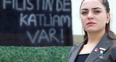 'Kahraman' madalyalı milli kayakçı Sıla'dan Filistin'e destek kampanyası