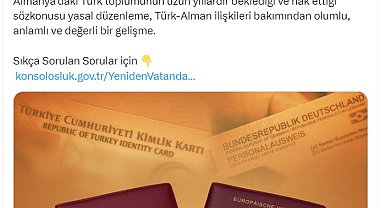 Almanya'daki Türkler, Türk vatandaşlıklarını yeniden kazanabilecek