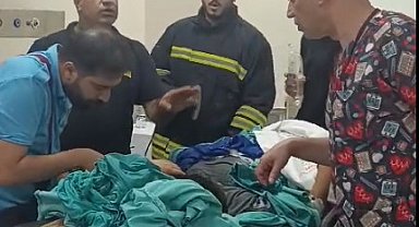 Batman'da koluna saplanan demir, ambulans helikopterle sevk edildiği Diyarbakır'da çıkarıldı