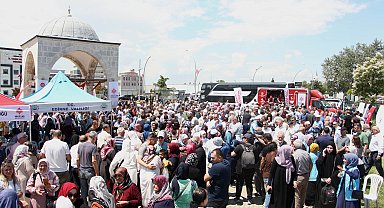 Gelenek yeniden canlandırıldı, Edirne'de hacı adayları Hacılar Ezanı Namazgahı ve Çeşmesi'nden uğurlandı