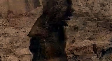 İliç'te arama çalışmalarında bir kez daha toprak kaydı, olay anı kamerada