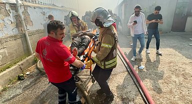 İstanbul - Avcılar'da mobilya fabrikasındaki yangın: Yaralanan işçi kurtarılamadı