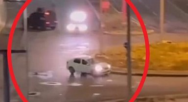 Otomobiliyle polisten kaçan ehliyetsiz ve alkollü sürücüye 54 bin lira ceza; takip kamerada