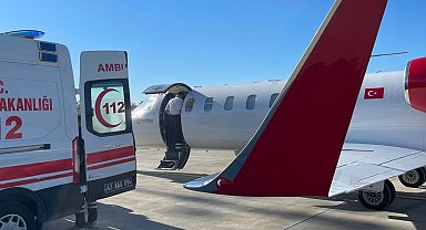 Akciğer hastası Solin bebek, ambulans uçakla İstanbul'a götürüldü