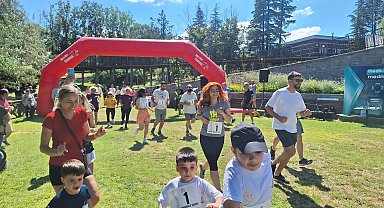 Ankara'da skolyozlu çocuklar farkındalık için koştu