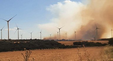 Çanakkale'de yangın