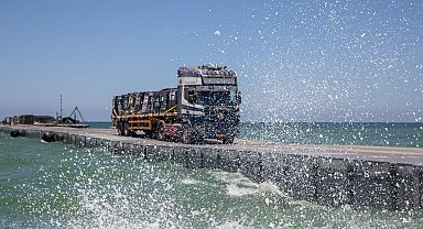 CENTCOM: Geçici iskele olumsuz hava şartları nedeniyle İsrail'e taşındı