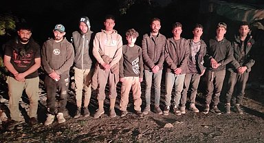 Edirne'de 10 kaçak göçmen yakalandı