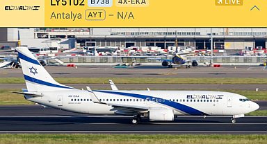 İsrail uçağı rahatsızlanan yolcu için Antalya'ya acil iniş yaptı