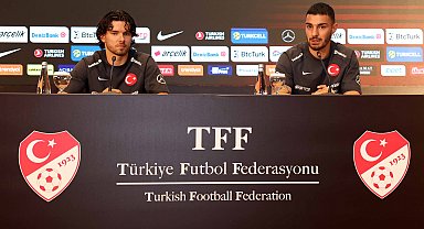 Milli futbolcular Ferdi Kadıoğlu ve Kaan Ayhan, Avrupa Şampiyonası'ndaki hedeflerini anlattı