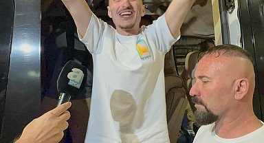 Trabzonspor'un yeni transferi Cihan Çanak, Trabzon'a geldi