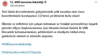 Türk Hava Kuvvetleri, 113 yaşında