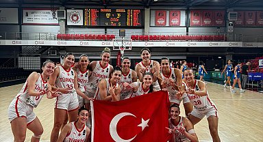 20 Yaş Altı Kadın Milli Basketbol Takımı, Avrupa Şampiyonası'nda çeyrek finale yükseldi