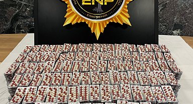 22 bin uyuşturucu hapla yakalanan 2 şüpheli tutuklandı