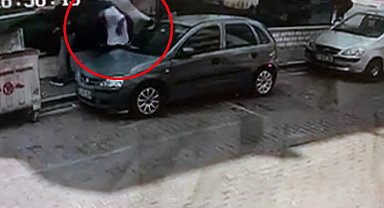 5'inci kattan üzerine 500 litrelik su deposu düştü; sıyrıklarla kurtuldu