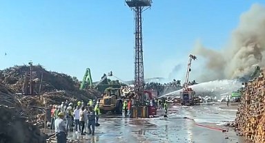 Adana'da fabrikada yangın