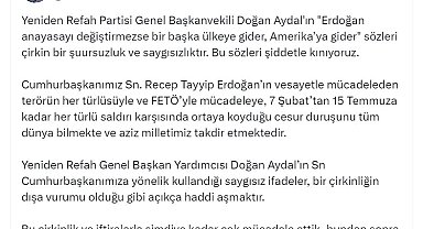 AK Parti'li Çelik'ten YRP'li Aydal'a tepki