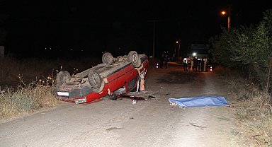 Alkollü sürücünün otomobili takla attı: 1 ölü