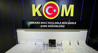 Ankara'da 'sahte belge' dolandırıcılarına operasyonda 7 tutuklama